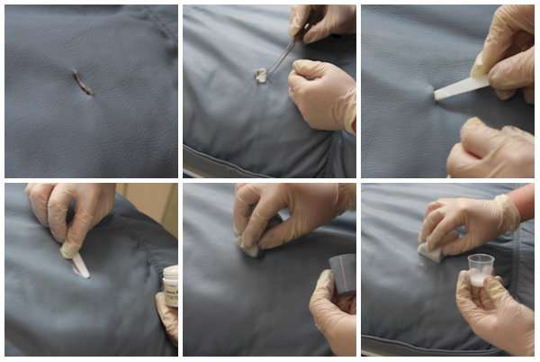 Réparer une déchirure dans le cuir