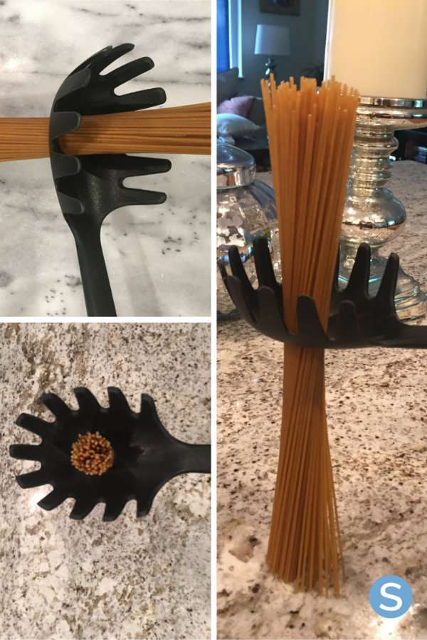 Le trou dans la cuillère à spaghetti