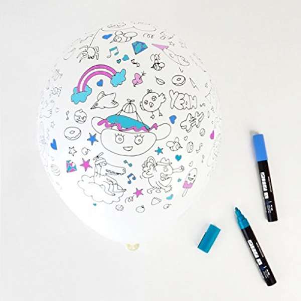 Dessiner sur des ballons de baudruche