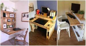 15 Idées sensationnelles de bureaux en palettes