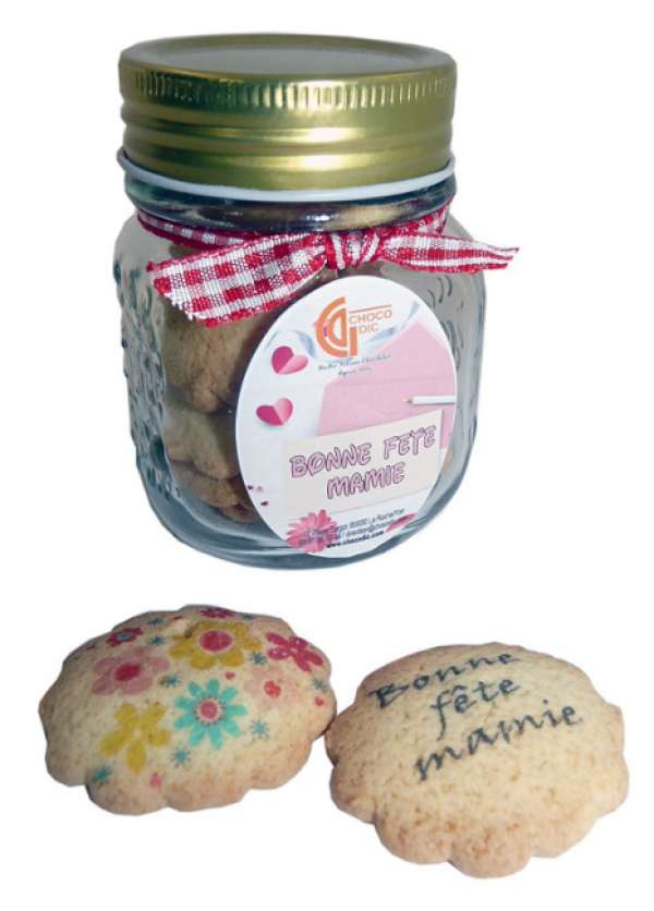 Biscuits personnalisés Bonne Fête Mamie