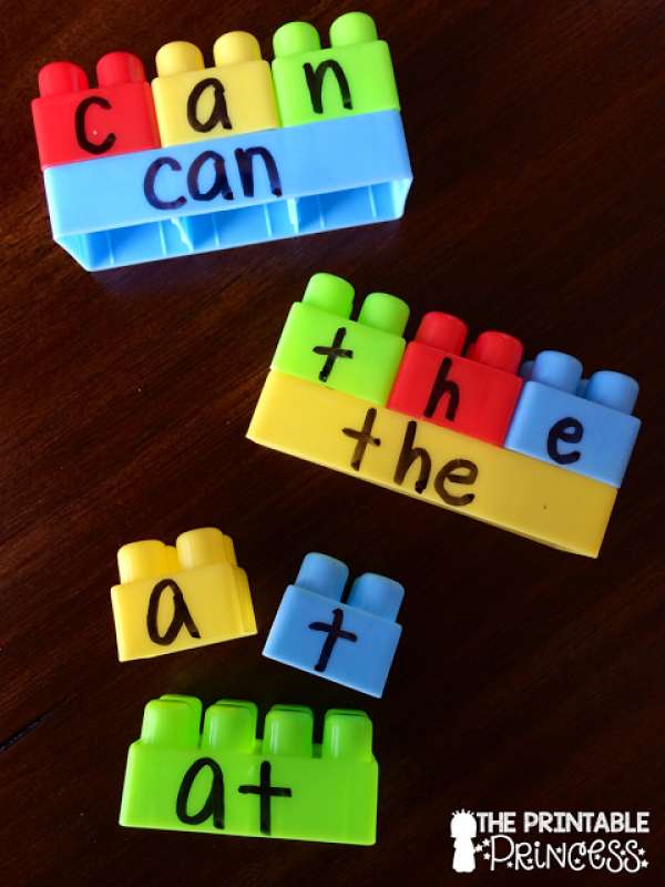 Faire des mots avec le Lego
