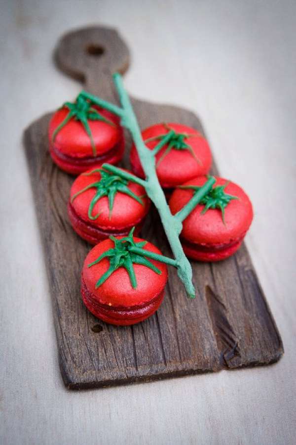 Macarons tomates