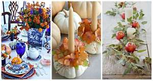 14 belles inspirations pour donner une touche automnale à votre décoration de table
