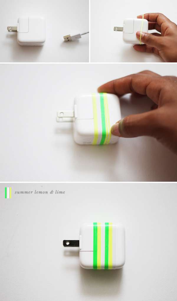 Décorer le chargeur du téléphone