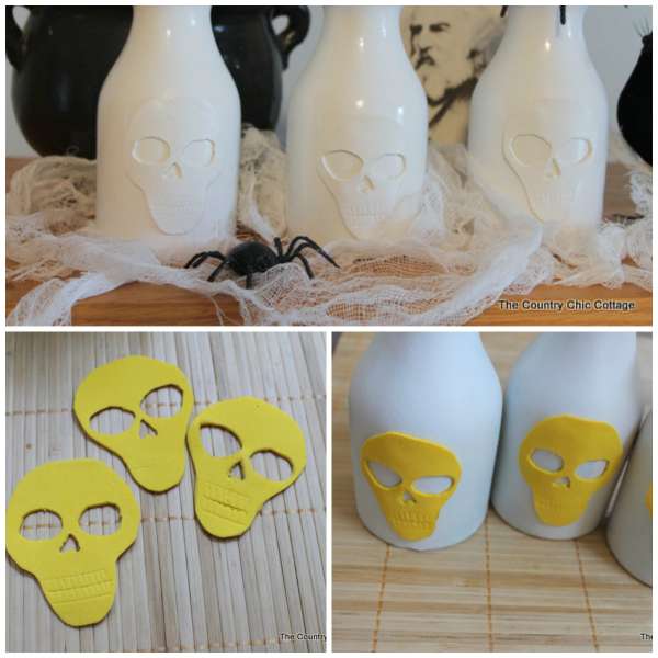Des vases avec des têtes de morts en relief pour un Halloween vraiment effrayant