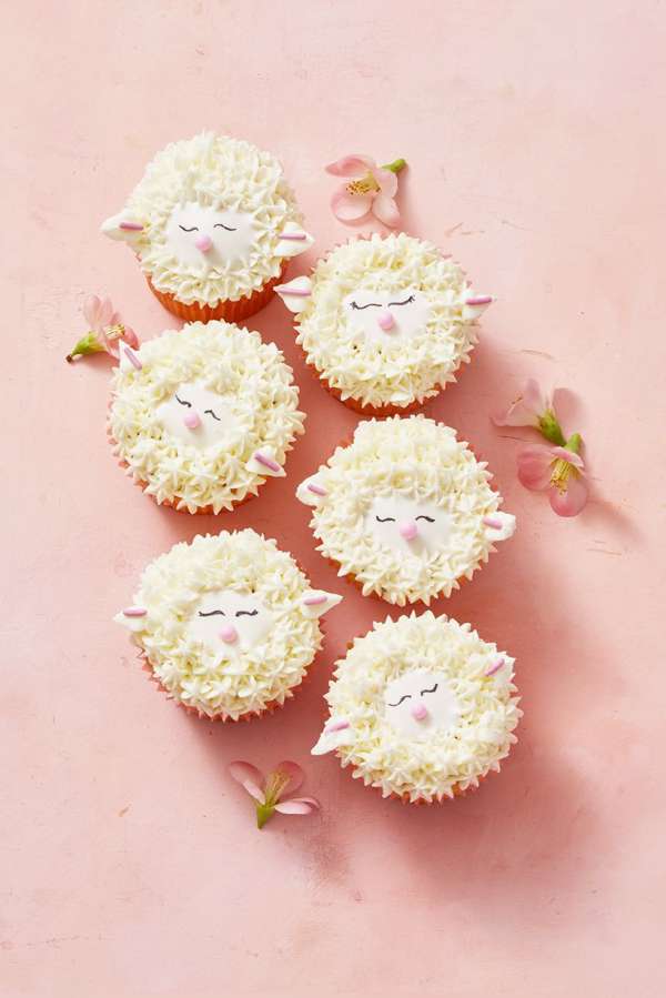 Cupcakes moutons pour Pâques