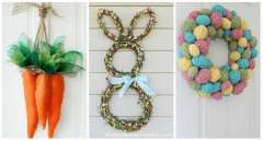 16 idées irrésistibles de couronnes de Pâques