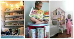 18 Idées de bibliothèques originales pour la chambre des enfants