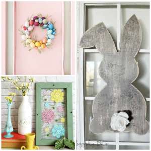 12+ décorations printanières de Pâques pour votre extérieur