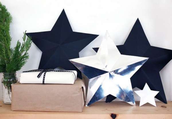 Un emballage cadeau en forme d'étoile pour offrir un cadeau magique