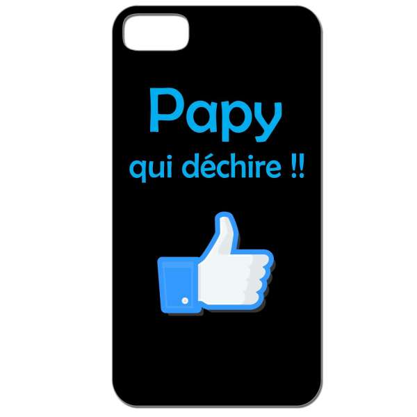 Coque pour téléphone portable Papy qui déchire