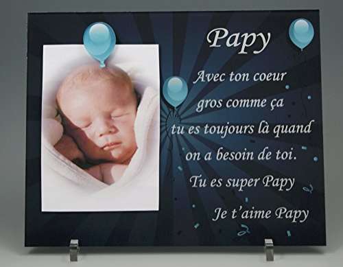 cadre photo avec un poème pour papy