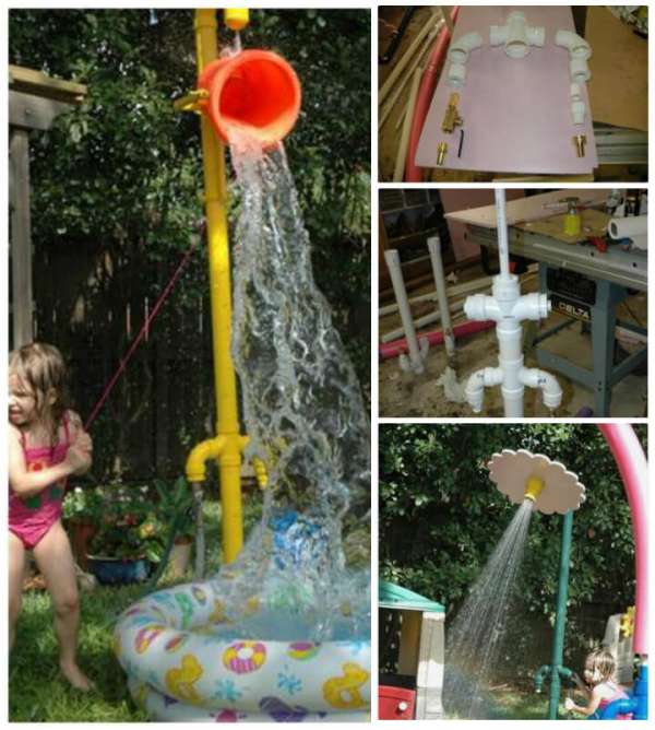 Un petit parc aquatique en PVC pour les enfants
