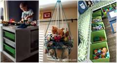 23 idées ingénieuses pour ranger les jouets de vos enfants