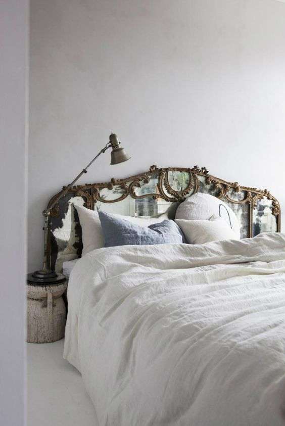 Tête de lit baroque en miroir