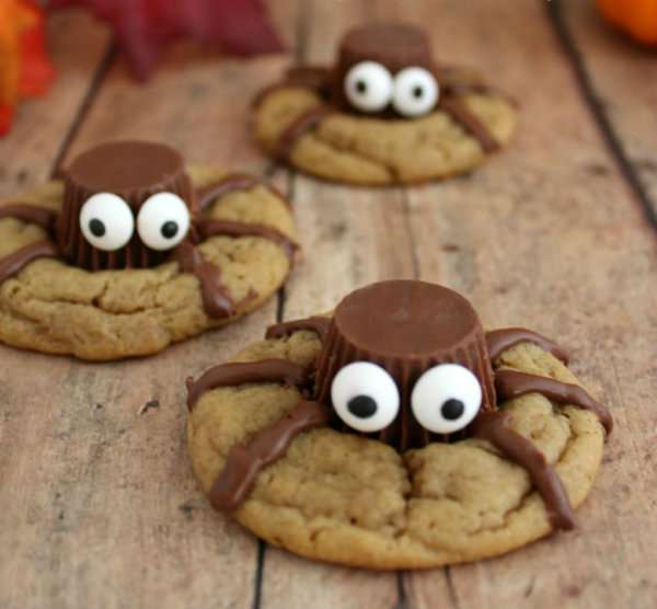 Des cookies araignées