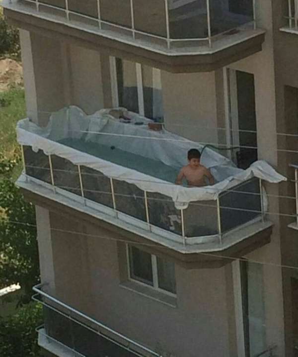 Tout est possible, même une piscine dans un appartement