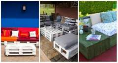 16 idées créatives de salons de jardin en palettes