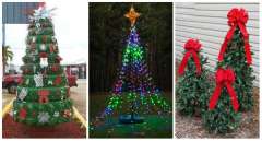 22 Sapins d'extérieur à fabriquer soi-même