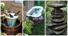 15 splendides fontaines et jardins d'eau à faire soi-même