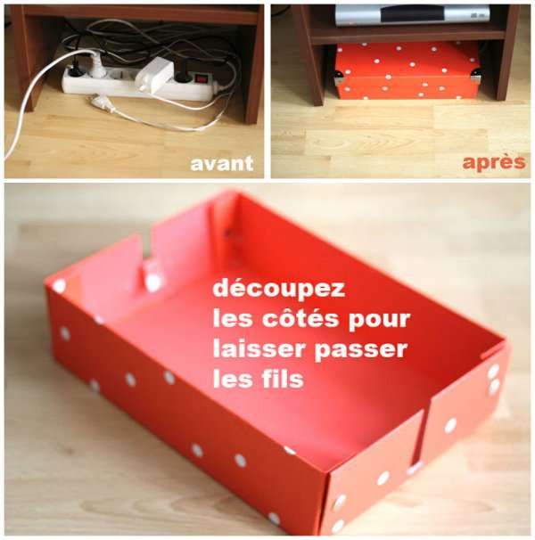 DIY - Boîte pour cacher une multiprise 