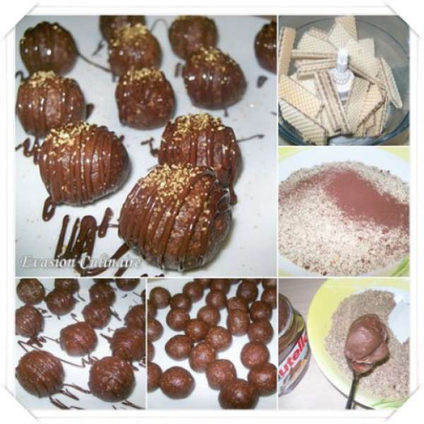 Truffes au Nutella sans cuisson