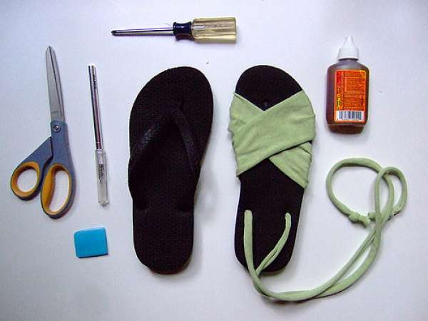 Transformer les tongs en sandales