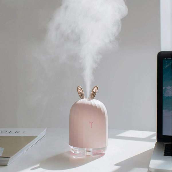Humidificateur d'air élégant en forme de lapin