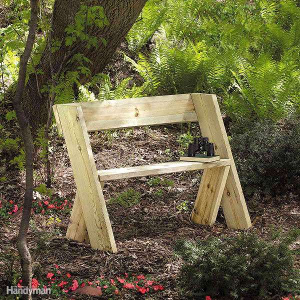 Un banc en bois pour votre jardin