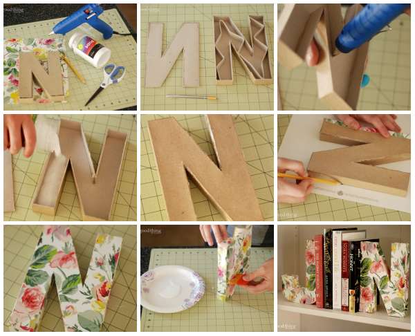 Des lettres serre-livres