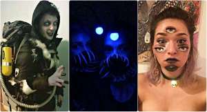 16+ photos des plus cool costumes illusions pour Halloween
