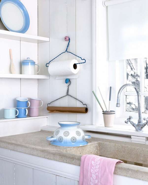 Support pour papier essuie tout ou pour le rouleau de papier de cuisson