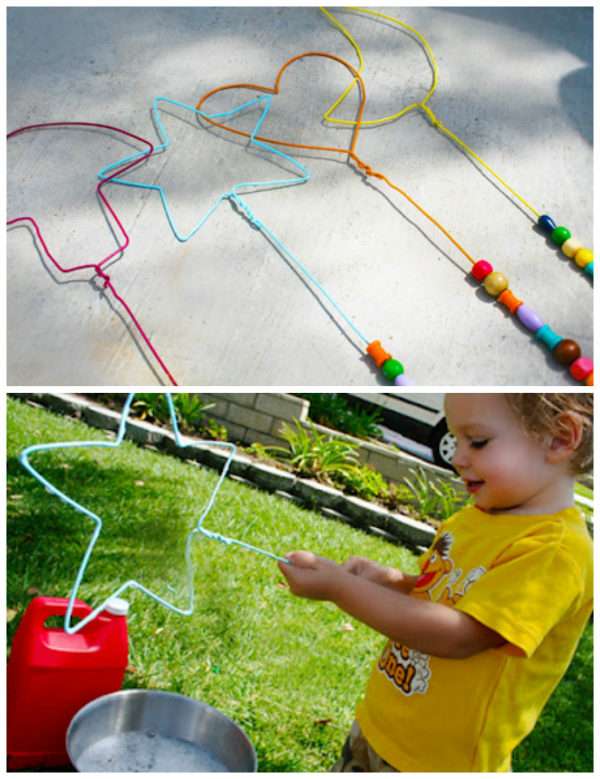 Baguettes pour faire des bulles de savon