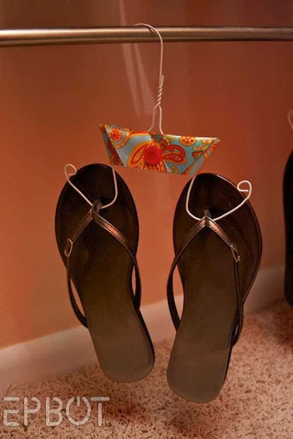 Pour accrocher les chaussures