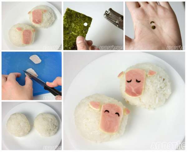 Moutons de riz