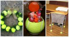16 astuces insolites à faire avec des balles de tennis