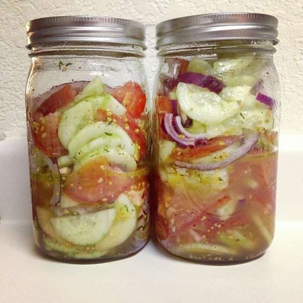 Conservez les salades dans des pots en verre