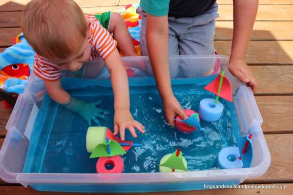 Bateaux pour une activité sensorielle