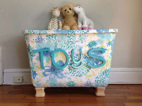 Créez un panier de rangement pour les jouets de vos enfants