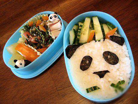 Un bento pour les amoureux des pandas