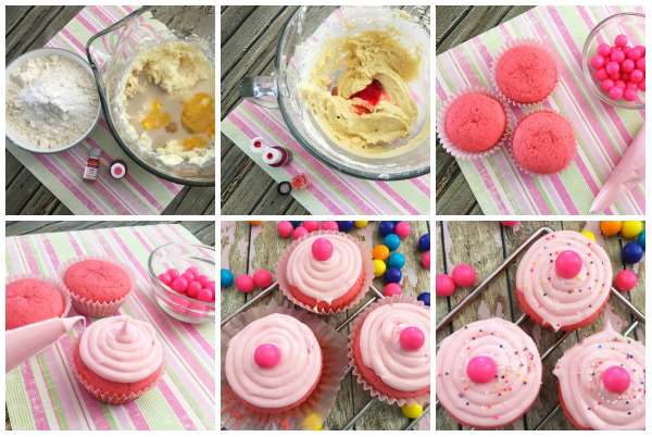 Cupcakes chewing-gum