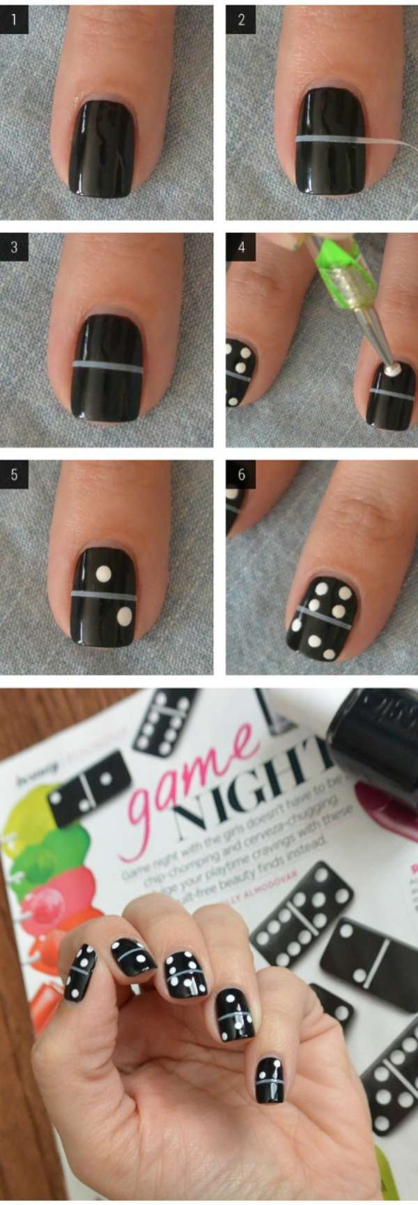 Nail art domino