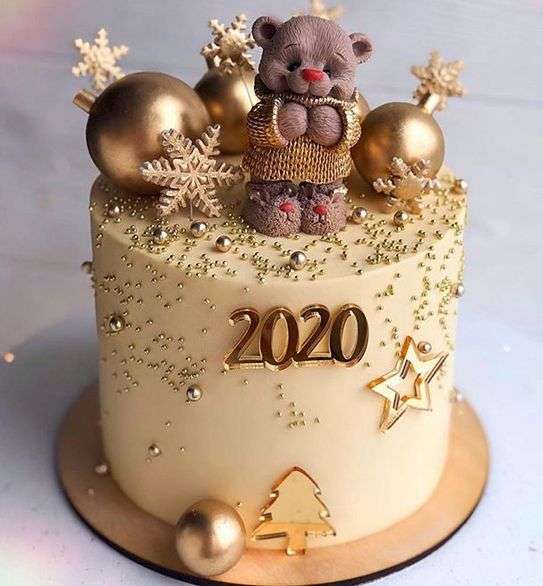 Gâteau mignon pour la fête de fin d'année