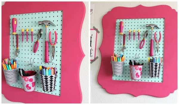 Un rangement pour outils très mignon