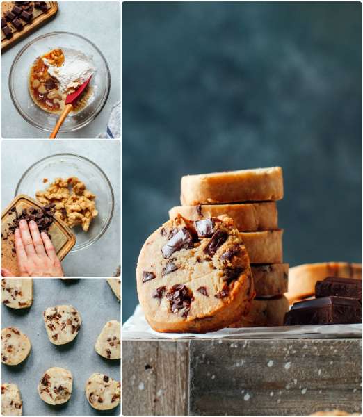 Biscuits avec copeaux de chocolat