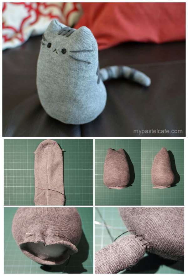 Une peluche de chat