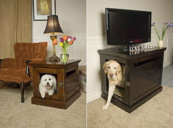 Un couchage pour chien qui se fond dans le decor