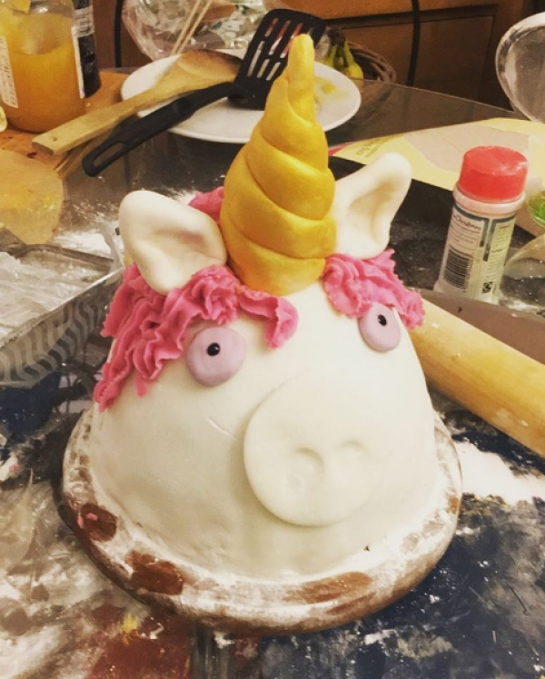 Le cochon qui se prend pour une licorne