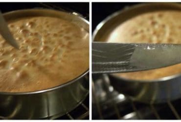 Vérifier la cuisson d’un gâteau